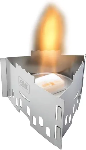 Esbit Ultralight Folding Stainless Steel Pot Stand with Tray for Alcohol or Solid Fuel Stoves
