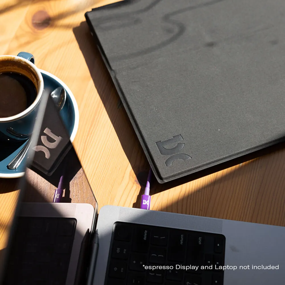 espresso Microfiber Case (17")