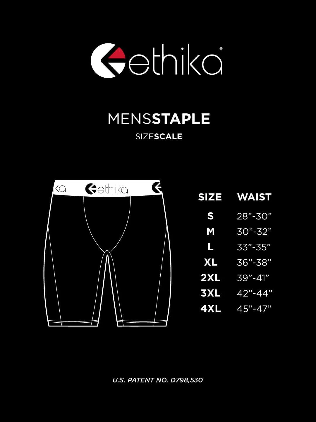 Ethika Mens Staple Premium Modal Boxer Brief | E - Gridlock