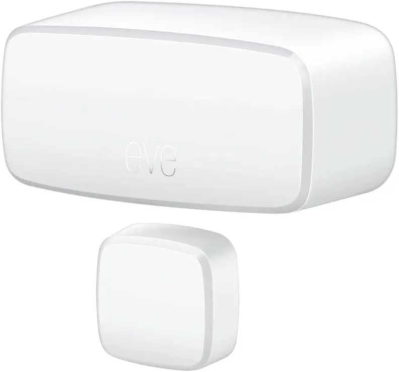 Eve Door & Window (Matter) – Smart Contact Sensor for Doors & Windows, Open/Closed State, Automatic Control of Accessories, Matter Over Thread, Apple Home, Alexa, Google Home, SmartThings