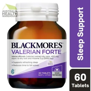 [Expiry: 10/2025] Blackmores Valerian Forte 2000mg 60 Tablets