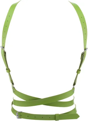 eYLun Women Leather Punk Waist Harness Belt