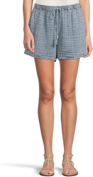 Faherty Women's Dune Cotton Gauze Drawstring Shorts