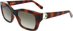 Ferragamo Women's Sf1012s 53Mm Sunglasses, Brown