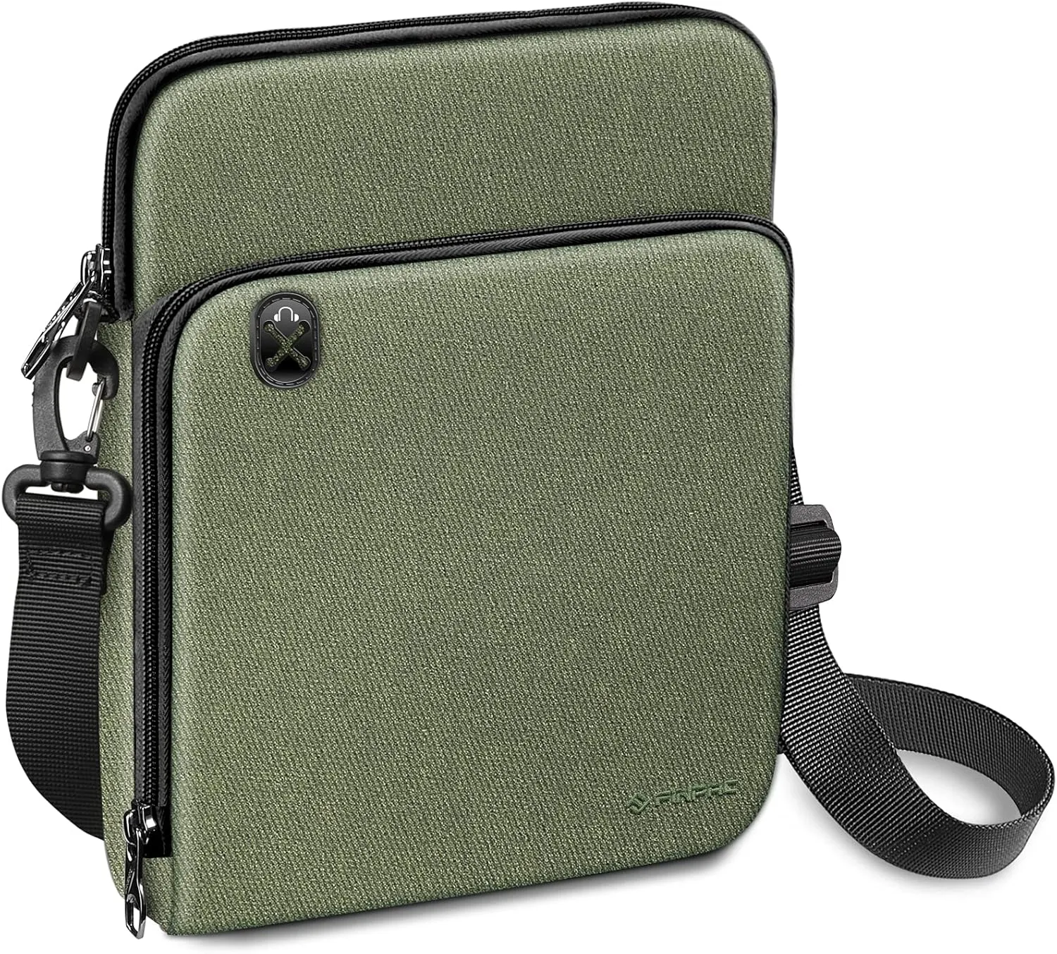 FINTIE 11 Inch Tablet Sleeve Case, Briefcase Shoulder Bag for 11" iPad (A16) 2025, Air M3 M2 2025/2024, 10.9" iPad 10th Gen, 10.9" Air 5/4, Galaxy Tab, Moss Green