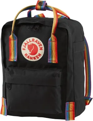 Fjällräven Kånken Rainbow Mini Black/Rainbow Pattern One Size
