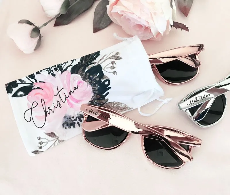 Floral Sunglass Pouches
