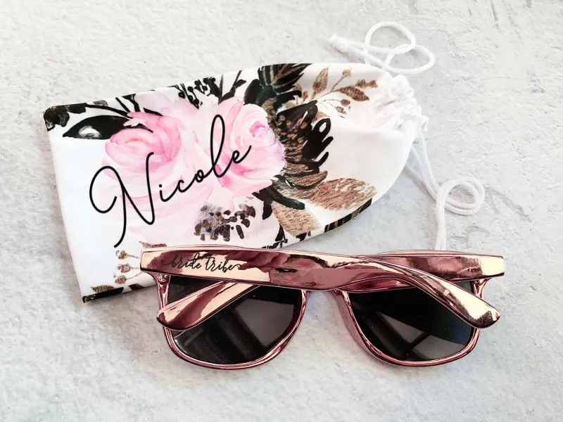Floral Sunglass Pouches