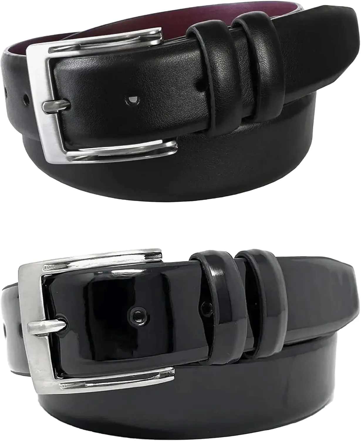Florsheim Men's Pebble Grain 32mm Leather Belt