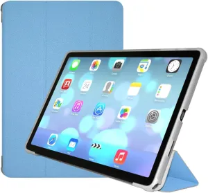 Folio Stand Case for TECLAST P50 / P50S Tablet 11", PU Leather Slim Multi-Viewing Angles Cover with Auto Wake/Sleep Function Hard Back Shell Protective Sleeve (Blue)