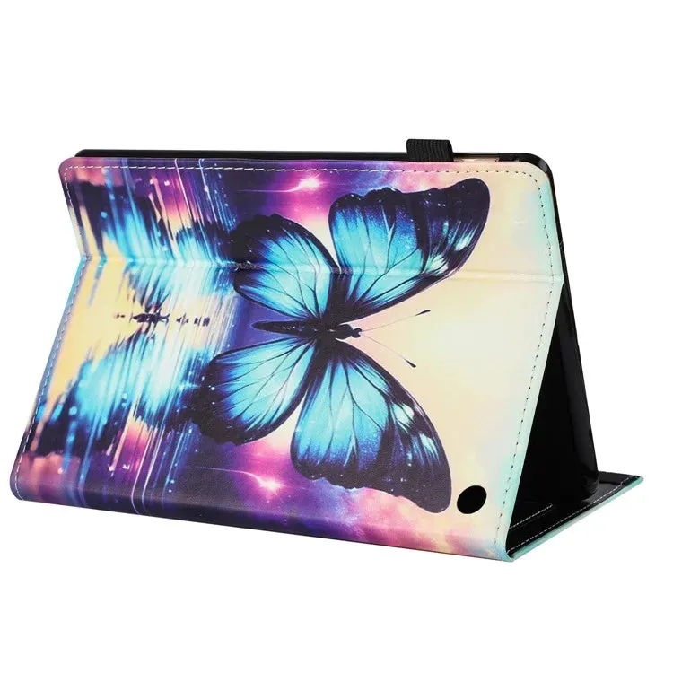 For Amazon Kindle Fire Max 11 2023 Case Pattern Leather Tablet Cover with Auto Sleep / Wake, Card Holder