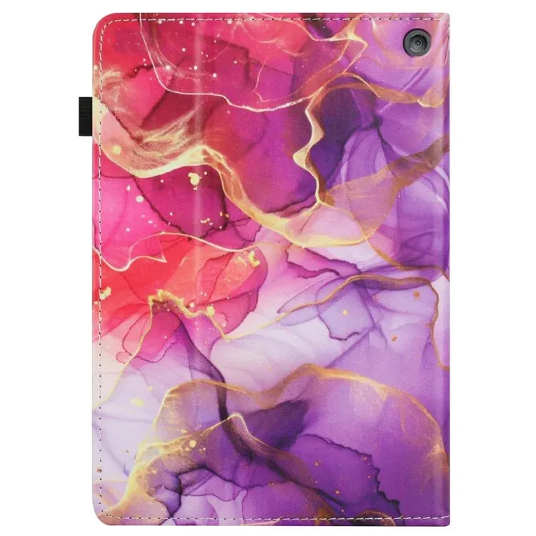 For Amazon Kindle Fire Max 11 2023 Case Pattern Leather Tablet Cover with Auto Sleep / Wake, Card Holder