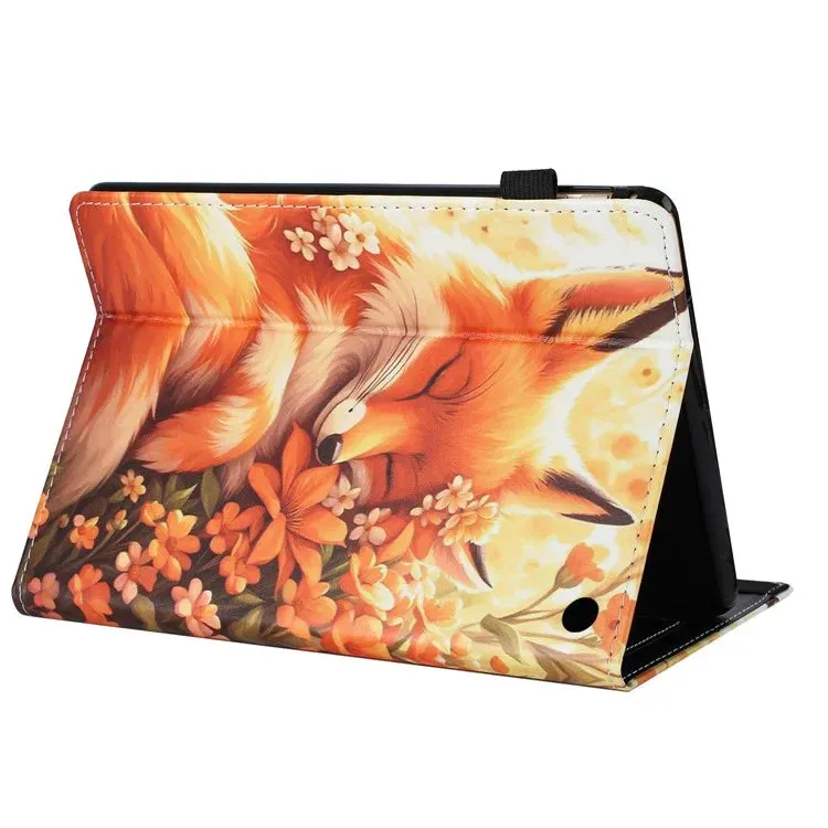 For Amazon Kindle Fire Max 11 2023 Case Pattern Leather Tablet Cover with Auto Sleep / Wake, Card Holder