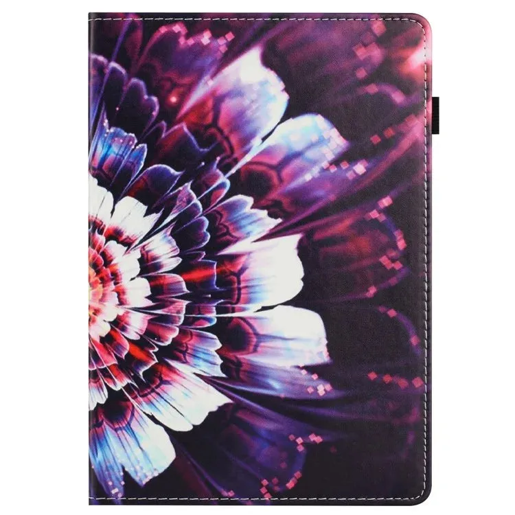 For iPad 10.9 (2022) Case Pattern Leather Tablet Cover with Auto Sleep / Wake, Card Holder