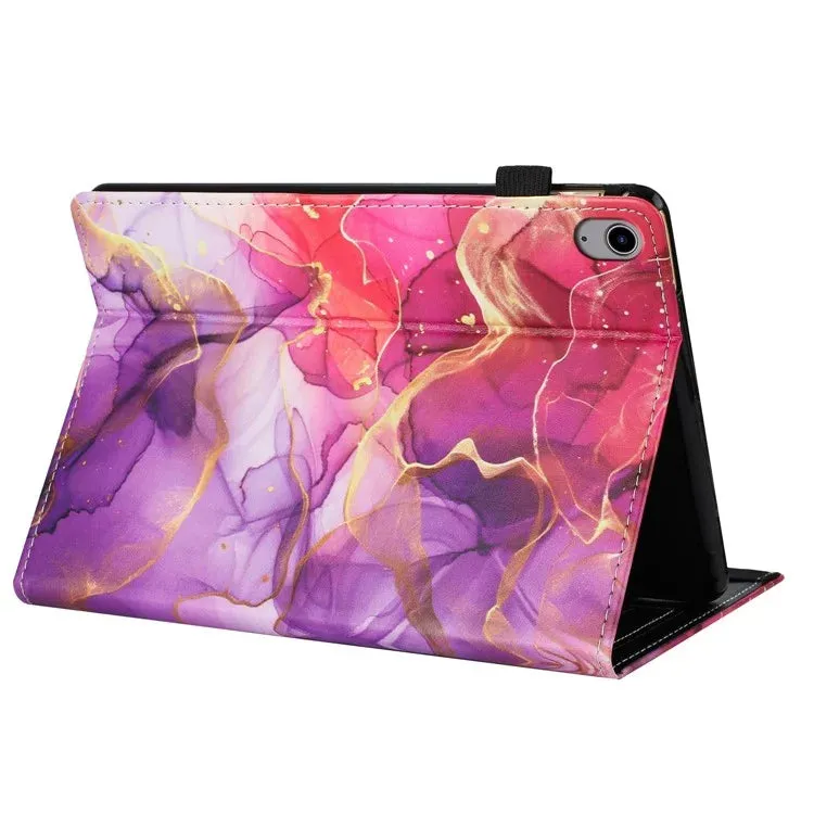 For iPad 10.9 (2022) Case Pattern Leather Tablet Cover with Auto Sleep / Wake, Card Holder