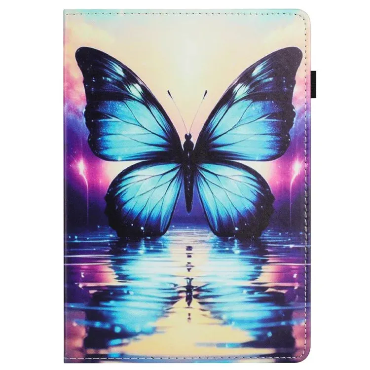For iPad 10.9 (2022) Case Pattern Leather Tablet Cover with Auto Sleep / Wake, Card Holder