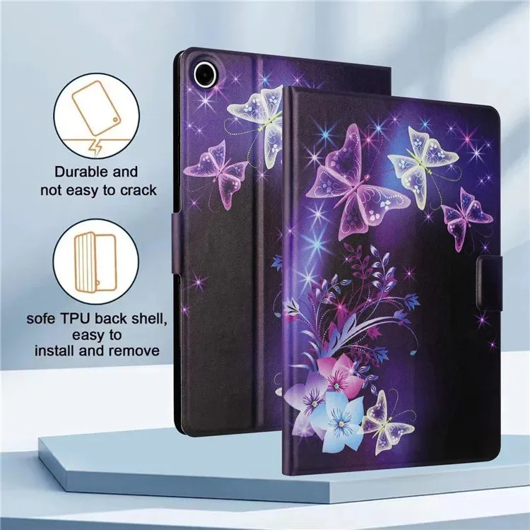 For iPad mini (2019) 7.9 inch  /  4  /  3  /  2  /  Mini Case Pattern Printed Stand Litchi Texture Leather Tablet Cover with Card Slots