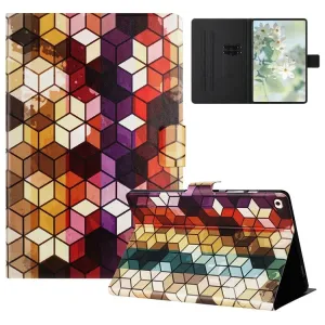For iPad mini (2019) 7.9 inch  /  4  /  3  /  2  /  Mini Case Pattern Printed Stand Litchi Texture Leather Tablet Cover with Card Slots