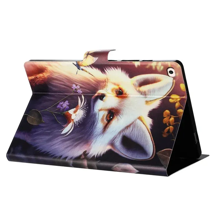 For iPad mini (2019) 7.9 inch  /  4  /  3  /  2  /  Mini Case Pattern Printed Stand Litchi Texture Leather Tablet Cover with Card Slots