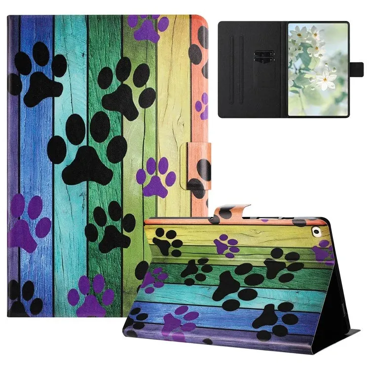 For iPad mini (2019) 7.9 inch  /  4  /  3  /  2  /  Mini Case Pattern Printed Stand Litchi Texture Leather Tablet Cover with Card Slots