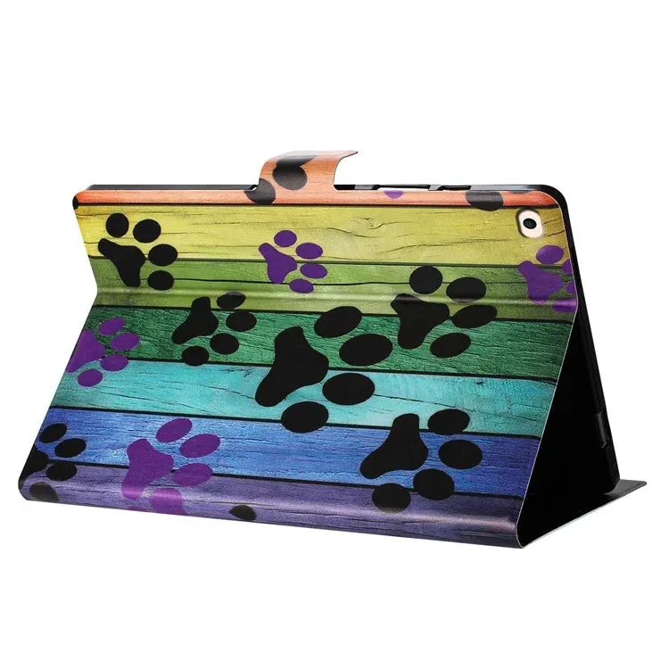 For iPad mini (2019) 7.9 inch  /  4  /  3  /  2  /  Mini Case Pattern Printed Stand Litchi Texture Leather Tablet Cover with Card Slots