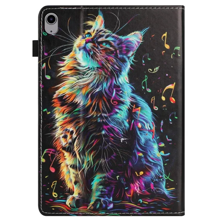 For iPad mini (2024) / (2021) Case Pattern Leather Tablet Cover with Auto Sleep / Wake, Card Holder