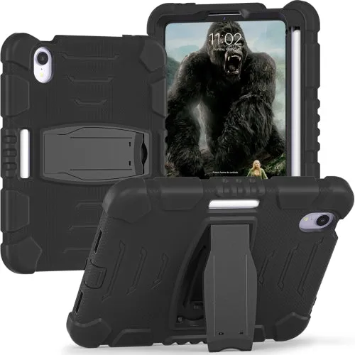 For iPad Mini 3-Layer Protection Screen Frame   PC   Silicone Shockproof Combination Tablet Case