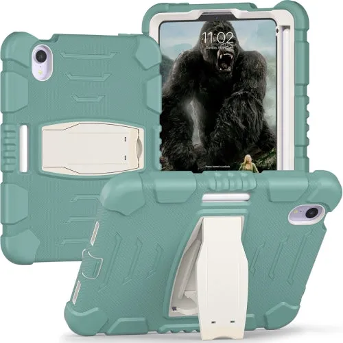 For iPad Mini 3-Layer Protection Screen Frame   PC   Silicone Shockproof Combination Tablet Case