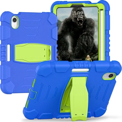 For iPad Mini 3-Layer Protection Screen Frame   PC   Silicone Shockproof Combination Tablet Case