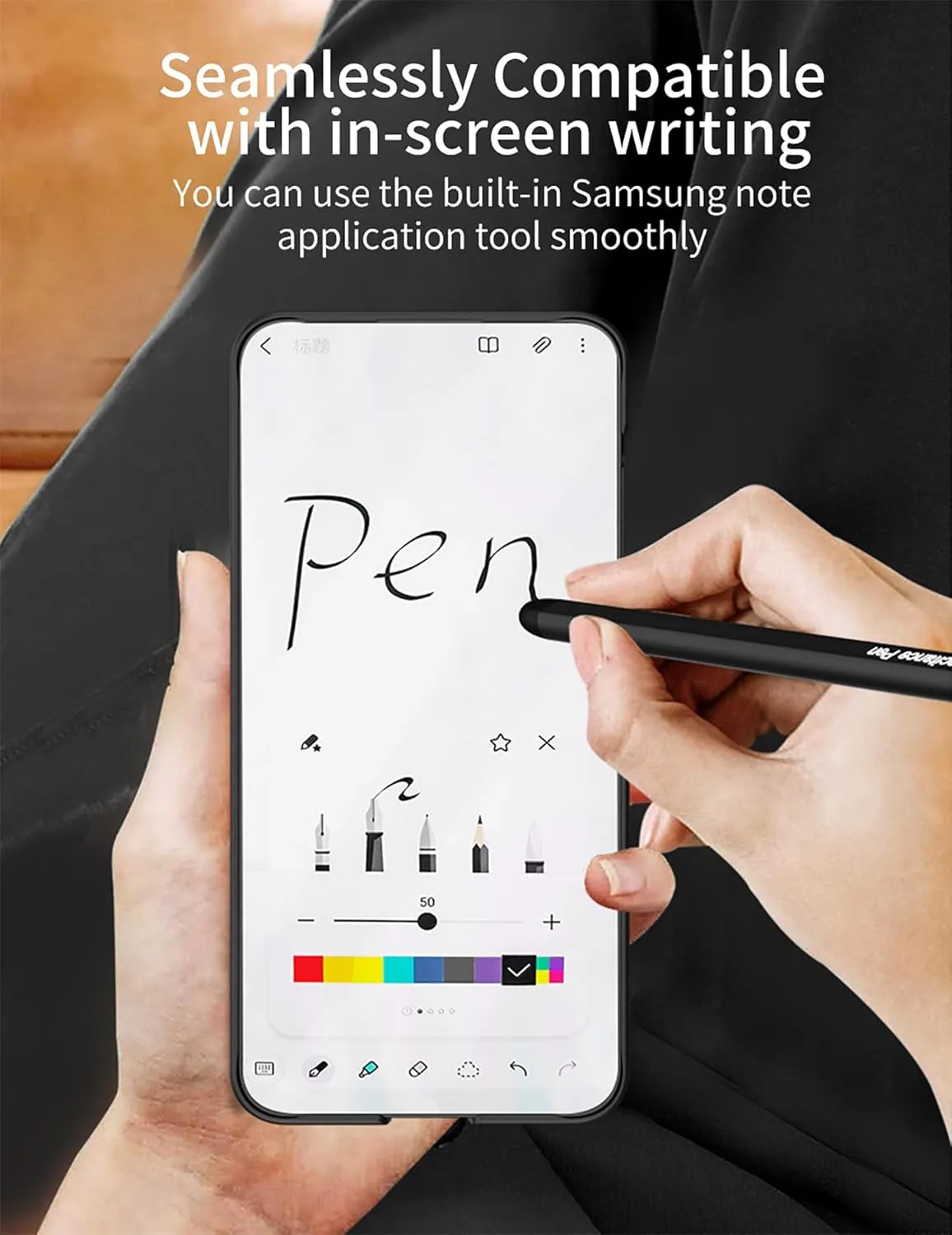 for Samsung Galaxy S25 Ultra Case with Pen and Adjustable Kickstand,Anti-Shock,Support Wireless Charging Slim Texture Case.(Sliver)