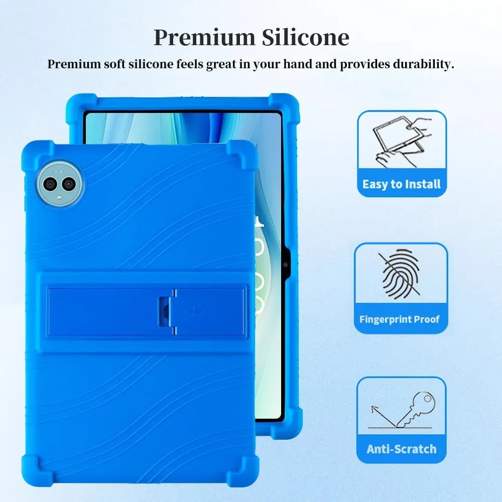 for TECLAST P50 2024 Model/for TECLAST P50S Tablet Case with Kickstand [Case for Kids Kids Friendly] Shockproof Silicone Case Protective for TECLAST P50 / for TECLAST P50S 11 Inch (Blue)