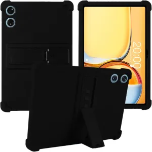 for Teclast P50 AI Tablet 11 Inch Android Tablets Case,BOVUGAC Soft Silicone Adjustable Stand Shockproof Kids Friendly for Teclast P50 AI Tablets(Black)