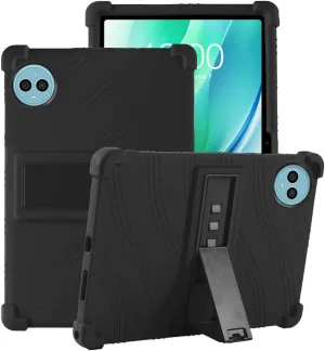 for Teclast P50 Case,for Teclast P50S Case,Kids Friendly Soft Silicone with Adjustable Stand Full Protection Shockproof Case Cover for Teclast P50/Teclast P50S 11 Inch Tablet (Black)