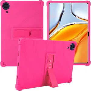 for Teclast T70 /Callsky-Tab Ctab 14 Tablet 14 Inch Android 14 Tablets Case,BOVUGAC Soft Silicone Adjustable Stand Shockproof Kids Friendly for Teclast T70 /Callsky-Tab Ctab14 14" Tablet(Rosered)