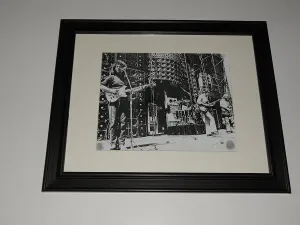 Framed Dead Wall of Sound 1974 Tour Jerry Garcia   Bob Weir, Phil Lesh Poster, 14" by 17" RARE JBL, Altec Speakers, McIntosh amplifiers