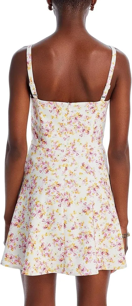 French Connection Womens Floral Print Mini Dress