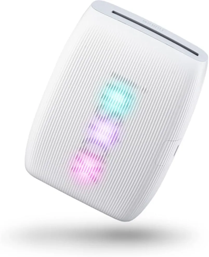 Fujifilm INSTAX Mini Link 3 Smartphone Printer | Clay White Bundled INSTAX Mini Instant Film | 20 Exposures   Microfiber Cleaning Cloth (3 Items)