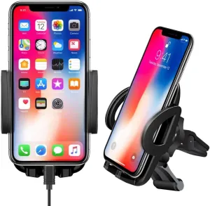 Full 360 Multi Mount Works for HTC Dopod C730 and Car Holder is Fully Adjustable, Portable, Durable up to 3.5inch Wide Screens and 8 pounds! [Black]