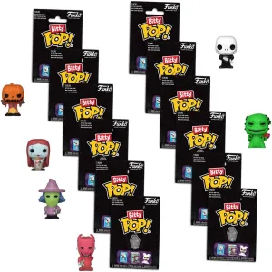 Funko 12 x Bitty Pop! Singles: The Nightmare Before Christmas Mystery Mini Collectible Toys 12-Piece Poly Bag