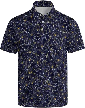 Funny Golf Shirts for Men Moisture Wicking Men's Fun Golf Polo Shirts Quick-Dry Polo Shirts Short Sleeve
