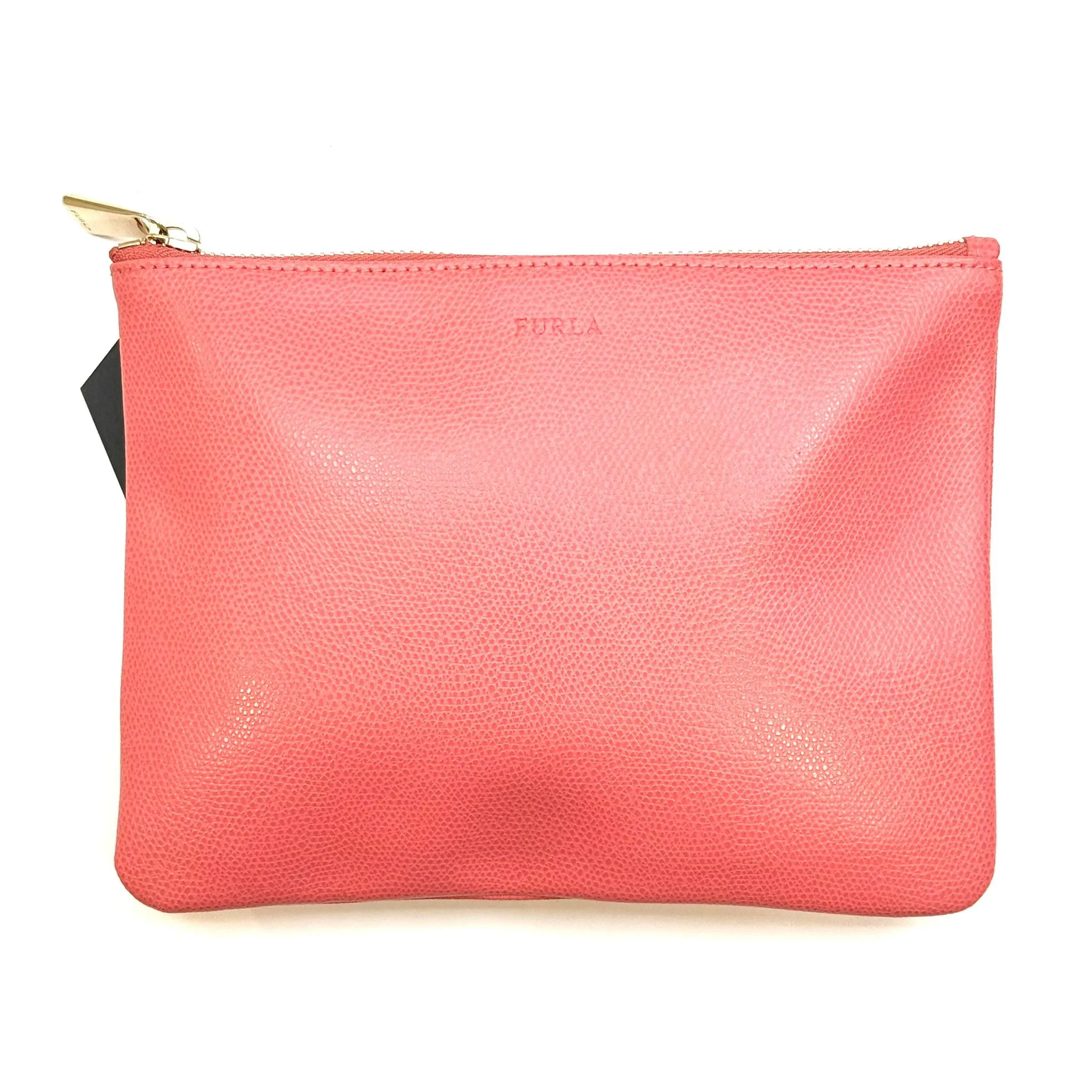 Furla Small Pink Leather Pouch
