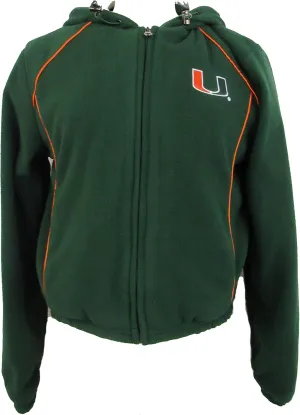 G-III Sports Miami Hurricanes Womens Size Small Full Zip Embroidered Jacket AMIA 19 S