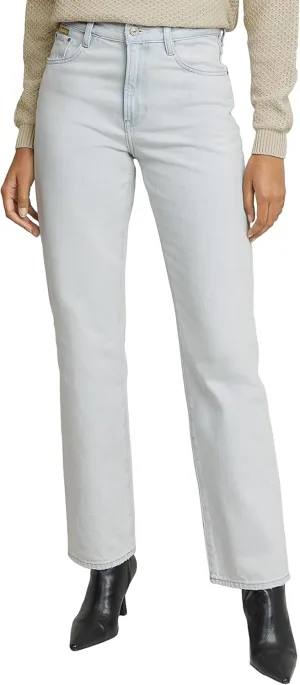 G-STAR Women's Viktoria High Straight Jeans, Azul (Beached Faded Clifton Blue D23959-d436-h122), 31W / 34L