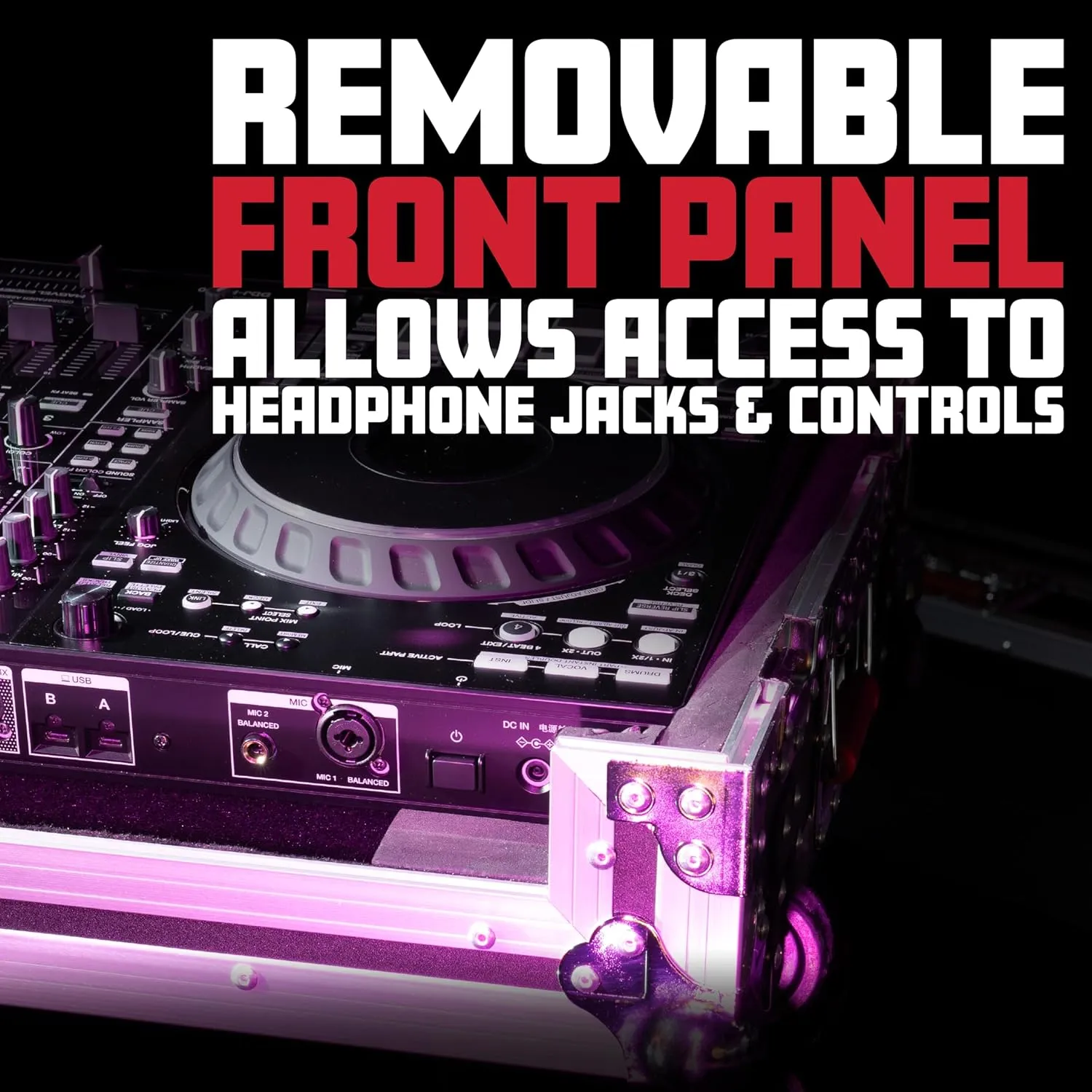 Gator Cases G-TOUR Series ATA-Style Flight Case for Rane Four & Performer, (GTOURRN4PERF)