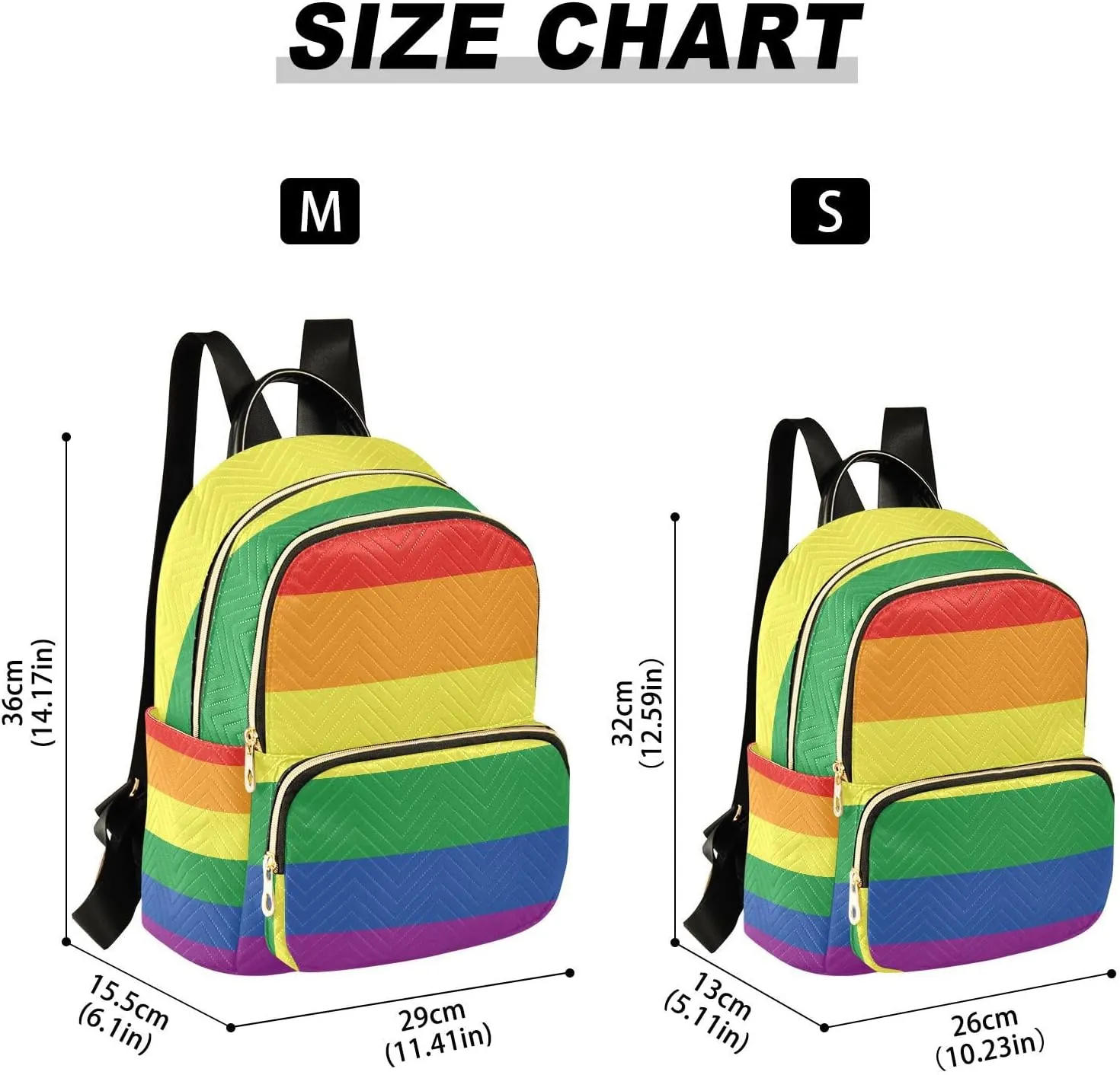Gay Pride Flag Lgbt Rainbow Flag Mini Backpack for Women, Travel Backpack Purse Daypack Shoulder Bag for Ladies