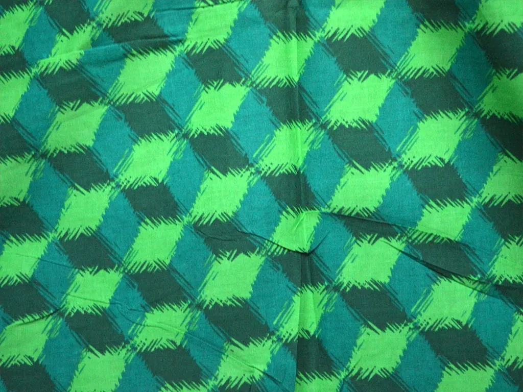Geometrical Print Indian Pure Soft Cotton Fabric By The Yard Summer Dress Quilting Sewing Crafting Baby Nursery Cribs Kaftan Beach Cover Up