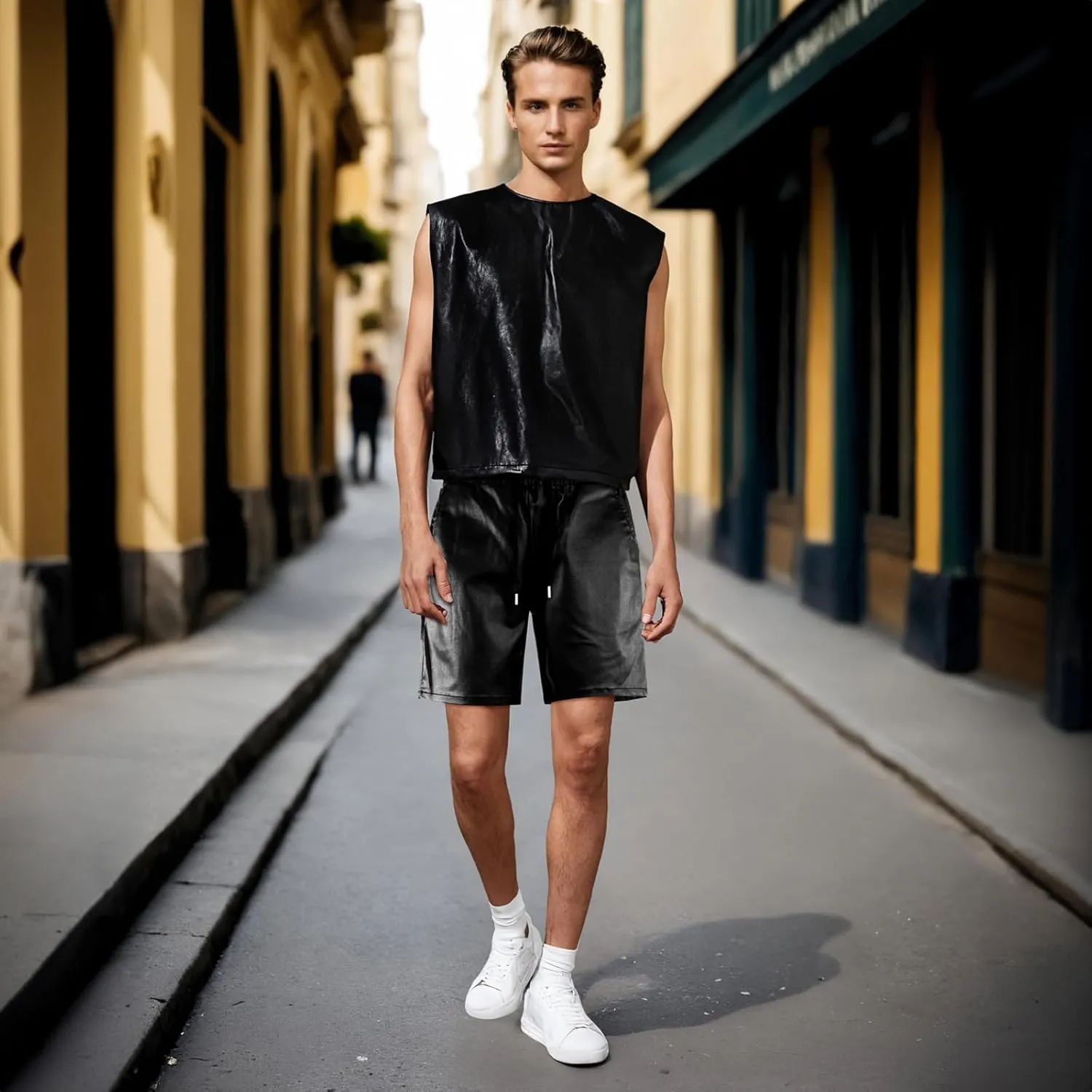 GINGTTO Mens Shorts Casual Lightweight Drawstring Waist Short Pants