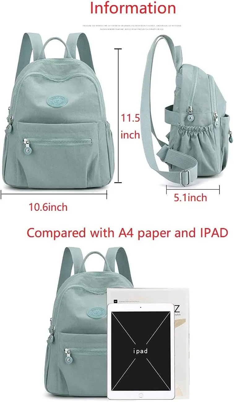 go-done MUKAITE 11L Mini fashion Backpack,Small Nylon Ladies backpacks,Women shopping Backpack(Small size)