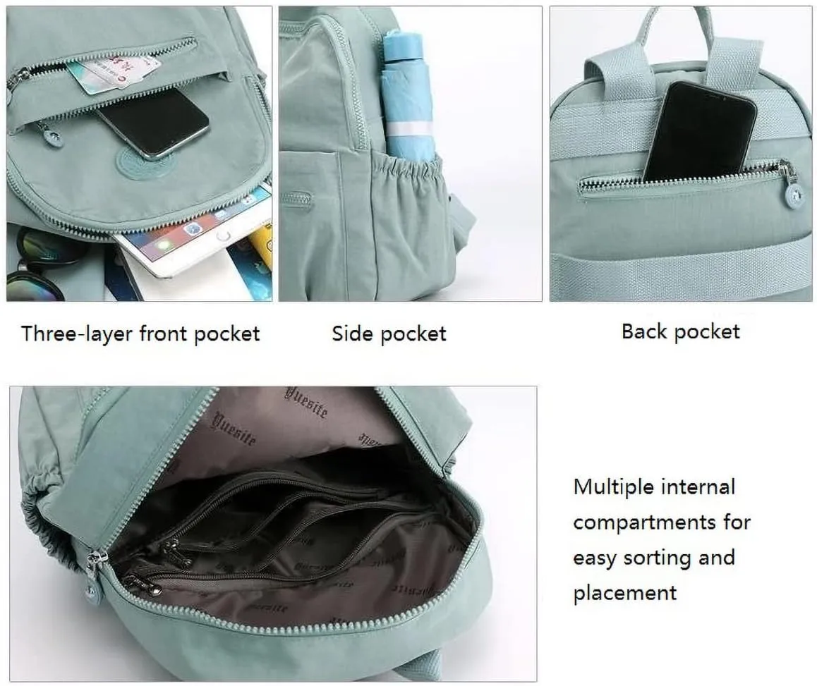 go-done MUKAITE 11L Mini fashion Backpack,Small Nylon Ladies backpacks,Women shopping Backpack(Small size)