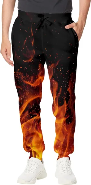 Goodstoworld Mens Cool Joggers Pants 3D Novelty Casual Sweatpants with Drawstring